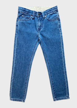Детские джинсы Stella McCartney синего цвета, фото
